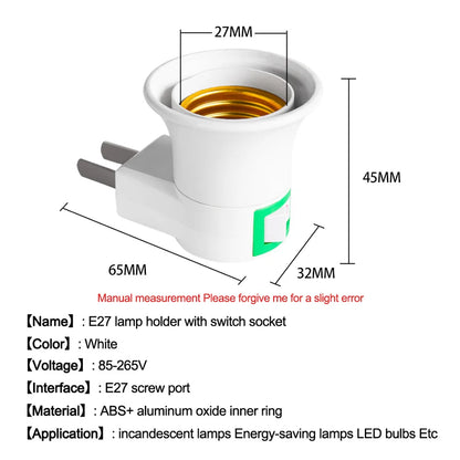 LED Light Male Socket