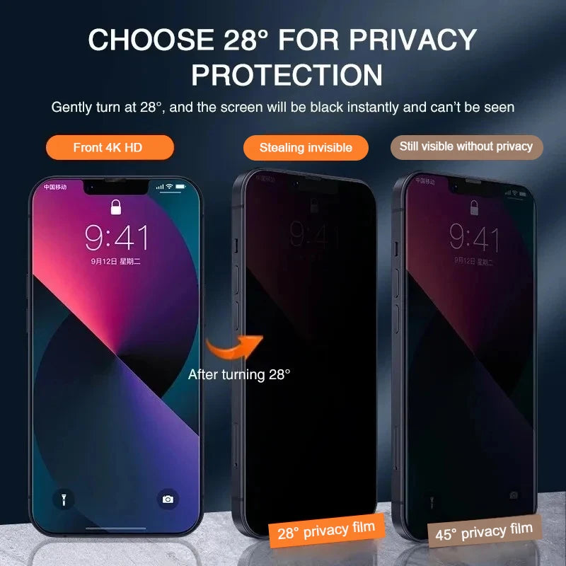 Tempered Privacy Screen For iPhone