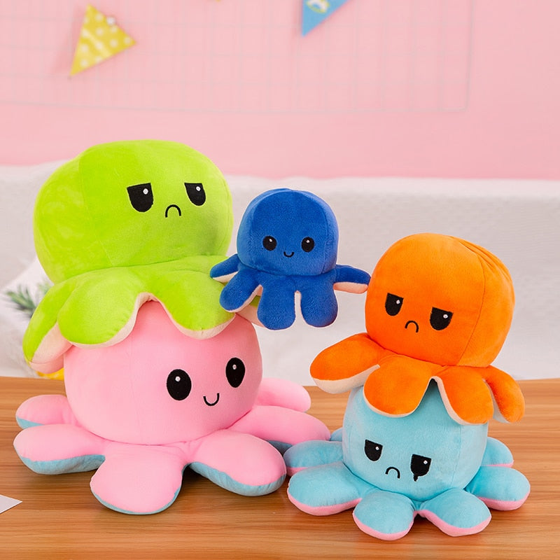 Two-sided octopus doll plush toy