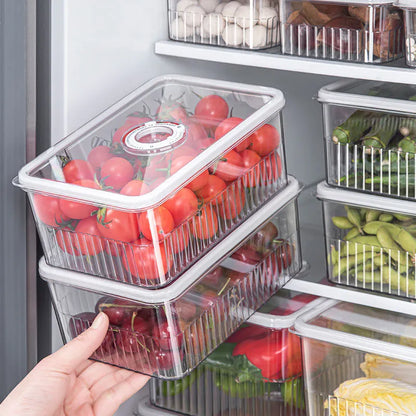 Transparent Fridge Food Storage Containers