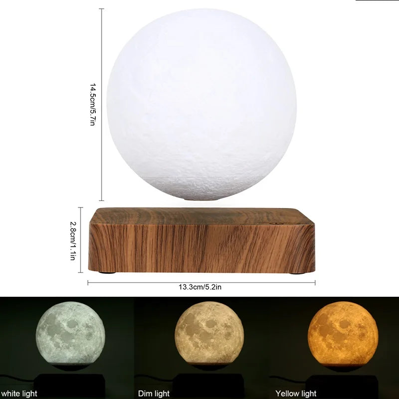 3D Earth LED Night Light Moon Magnetic Levitation Light