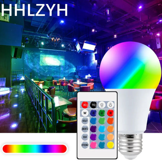 LED Lamp Colorful Changing Bulb