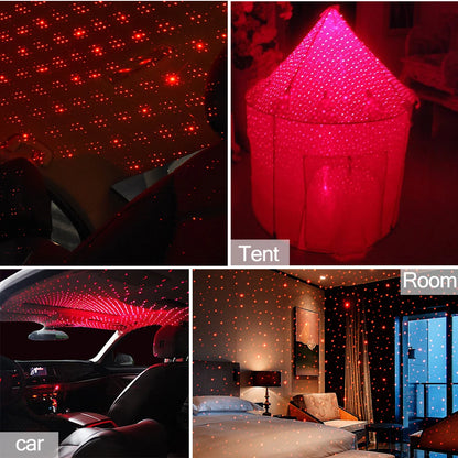 LED Car Roof Atmosphere Star Projector Light