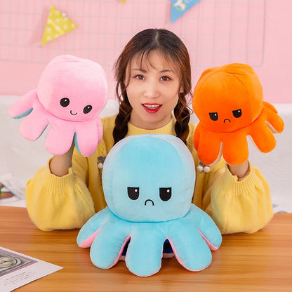 Two-sided octopus doll plush toy