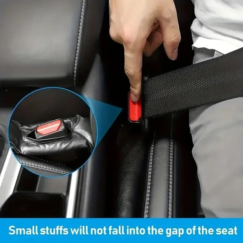 2pcs Integrated solid car seat gap filling pad