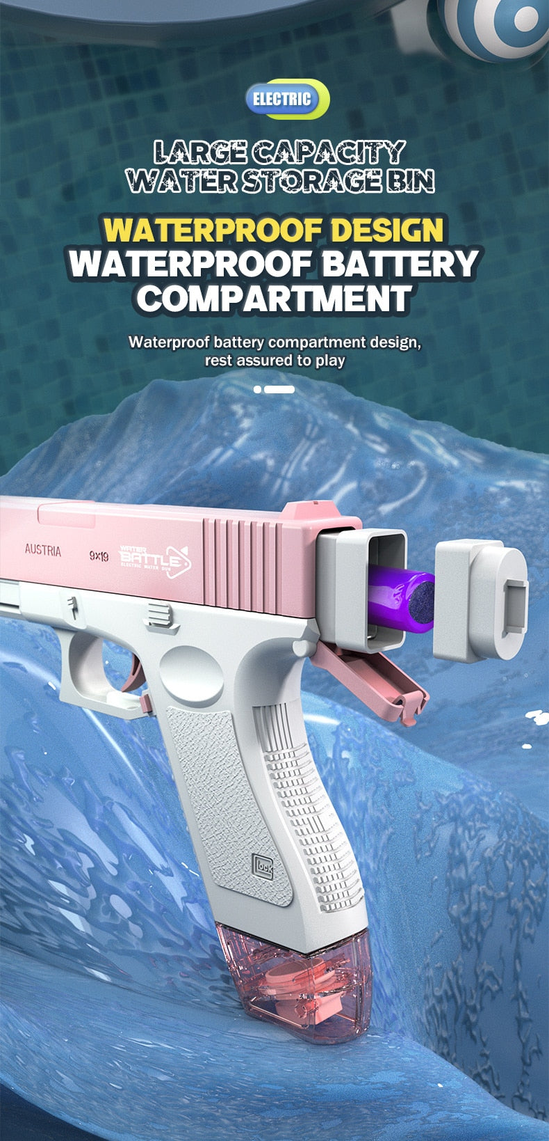 Water Gun Electric Glock