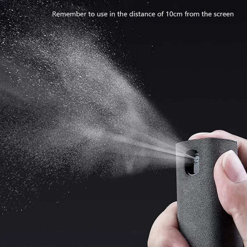 2in1 Microfiber Screen Cleaner Spray Bottle